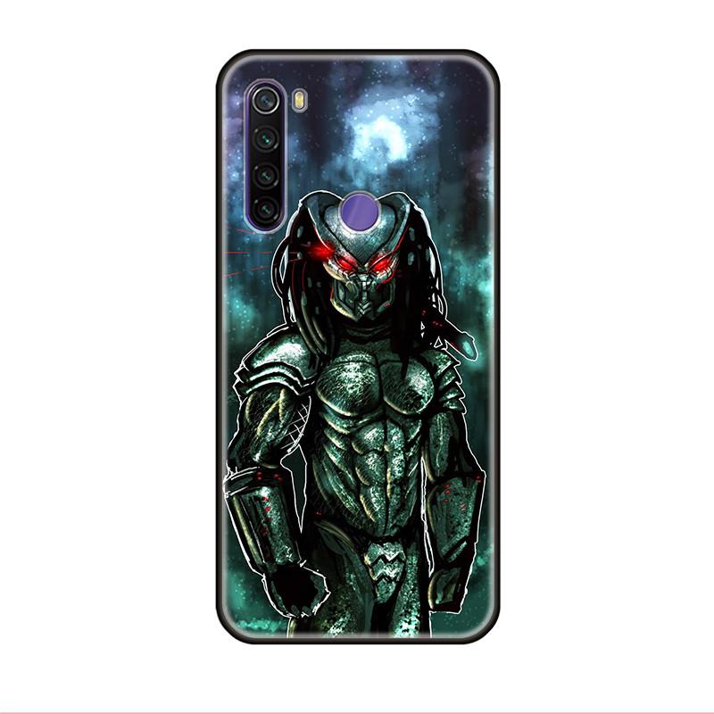Чехлы для телефонов Depredador Alien для Xiaomi Redmi Note 6 7 8 9S 9Promax 6A 7A 8A 9A Pro 8T, мягкий черный ТПУ