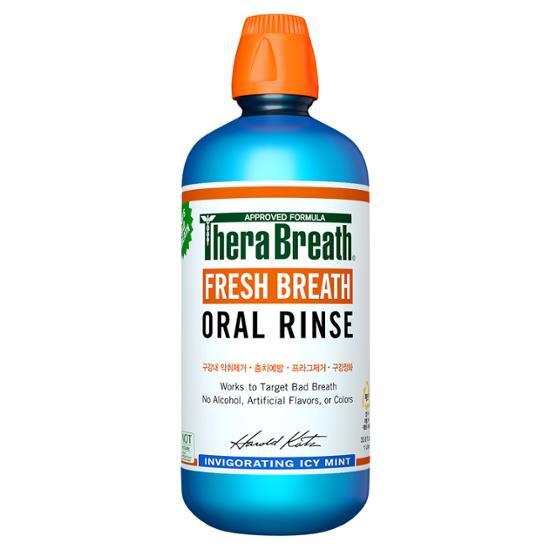 Terra Breath Ополаскиватель для полости рта с ледяной мятой, семейный размер 1 л