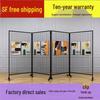 Iron Mesh Folding Display Stand for Art and Calligraphy Exhibitions