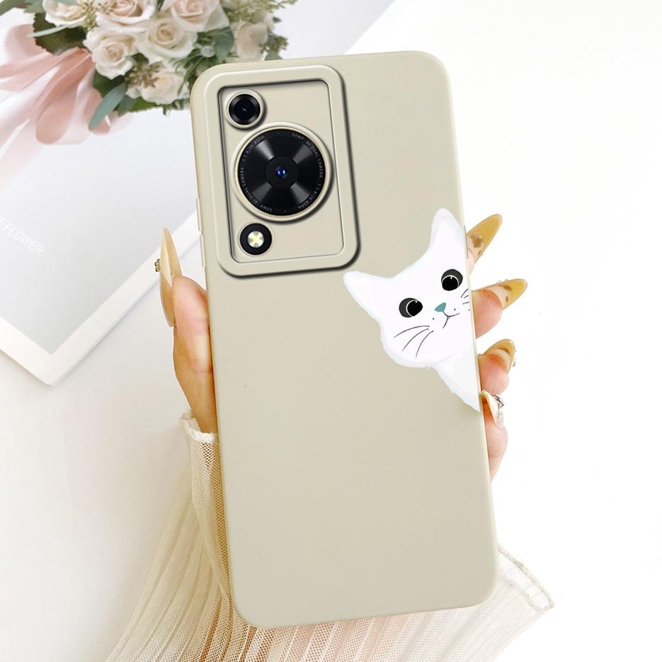 Чехол для Huawei Nova Y72 MGA-LX3 Милый Кот Утка Мультяшная Обложка Ударопрочный Мягкий ТПУ Чехол для Телефона Для Huawei Nova Y72s NovaY72 s Корпус
