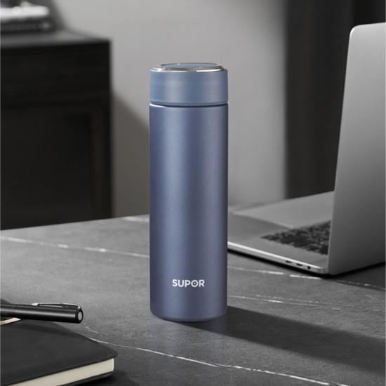 New 316 Stainless Steel Vacuum Insulated Tea Tumbler, Large Capacity Business Office & Car Travel Mug, Portable Infuser Cup, Leakproof