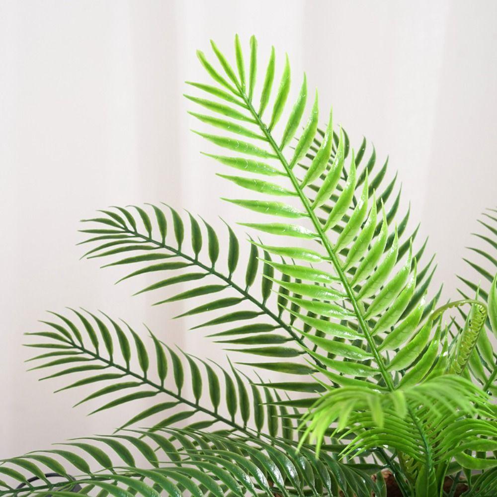 18 листьев искусственная пальма тропические растения поддельные пальмовые листья домашний сад