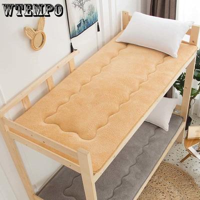Одноместное/Двухместное общежитие Нескользящие одеяла Осень Зима Большой размер Мягкие Универсальные матрасные наматрасники Машинная стирка Бытовой спальный матрас
