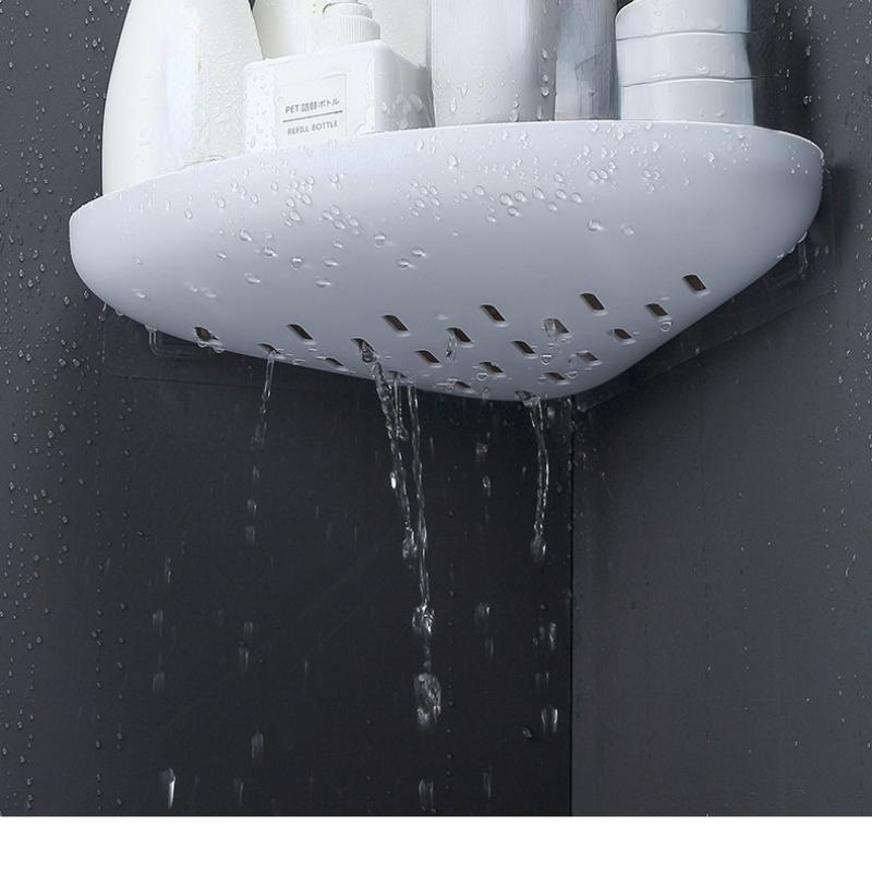 Угловая полка для душа в ванной комнате, держатель для шампуня, полка для корзины, настенные полки для стеллажей, кухонная полка для хранения