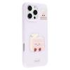 For iPhone 16 Pro Case Pattern Printed 2.0mm TPU Phone Cover with 3D Accessories Decor