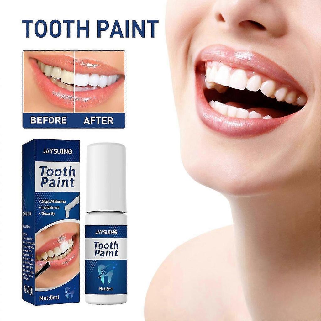 Jaysuing Teeth Whitening Paint: Remove Stains, Whiten Teeth, Oral Cleansing