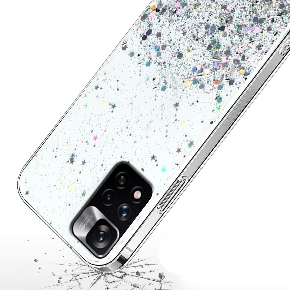 Case for Xiaomi Redmi Note 11 Pro 4G/5G, Glittery, transparent