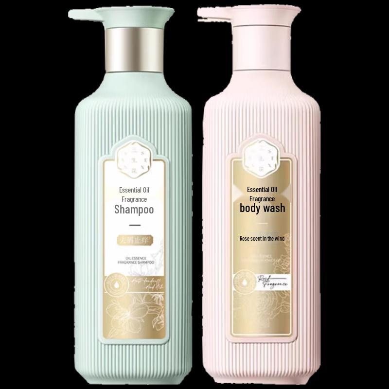 Sansheng Flower Essential Oil Anti-Dandruff Wash & Bath Set