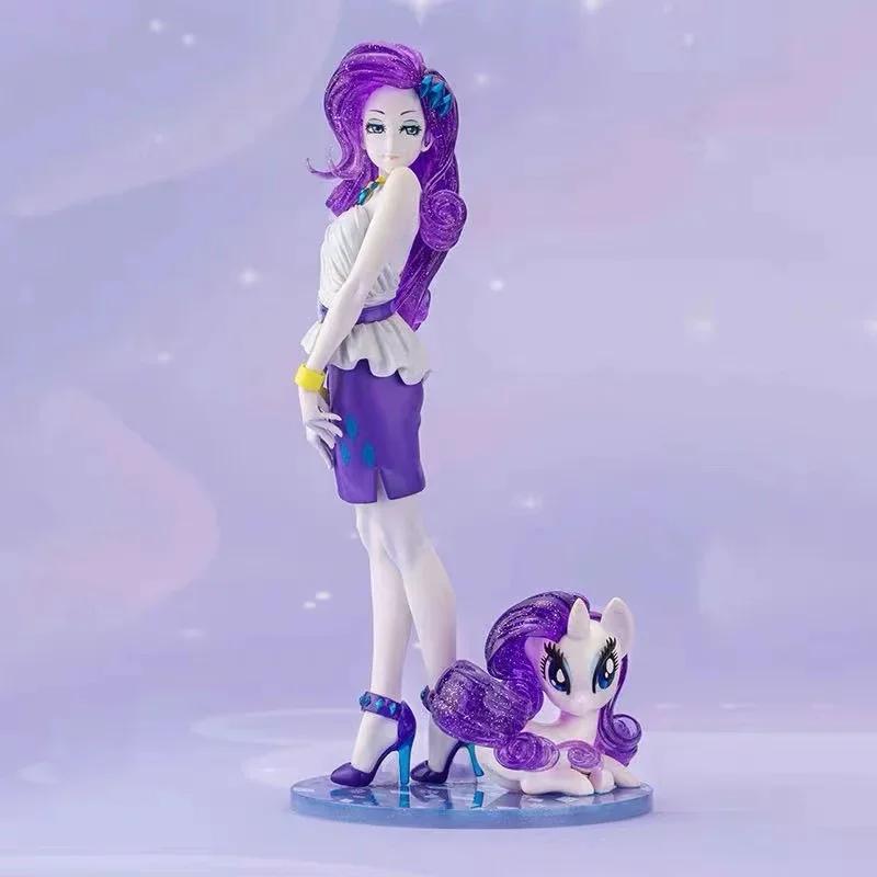 My Little Pony Anime Figure Princess Cadance Applejack Fluttershy Mikuo Statue Rainbow Dash Bishoujo Rarity Figurine Doll Gift