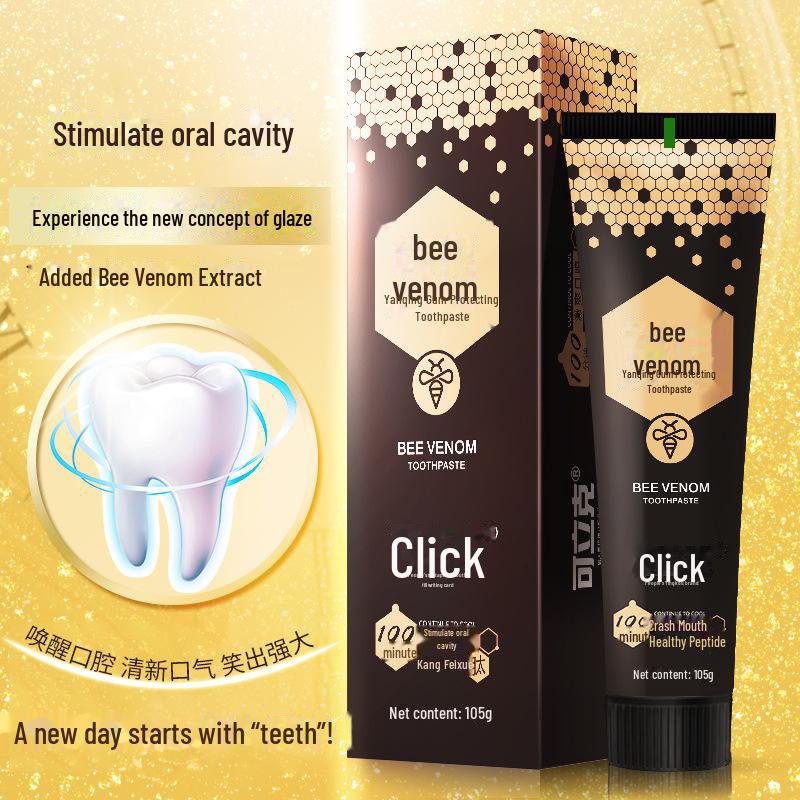 Kelike Bee Venom Whitening Toothpaste Pack - Double Mint & Baking Soda (6-Pack)