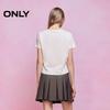 ONLY Women's Printed Shell-Edge Cotton T-Shirt