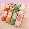 Animal Cylinder Plush Toys Lion Frog Monkey Rabbit Stuffed Dolls Decor Home