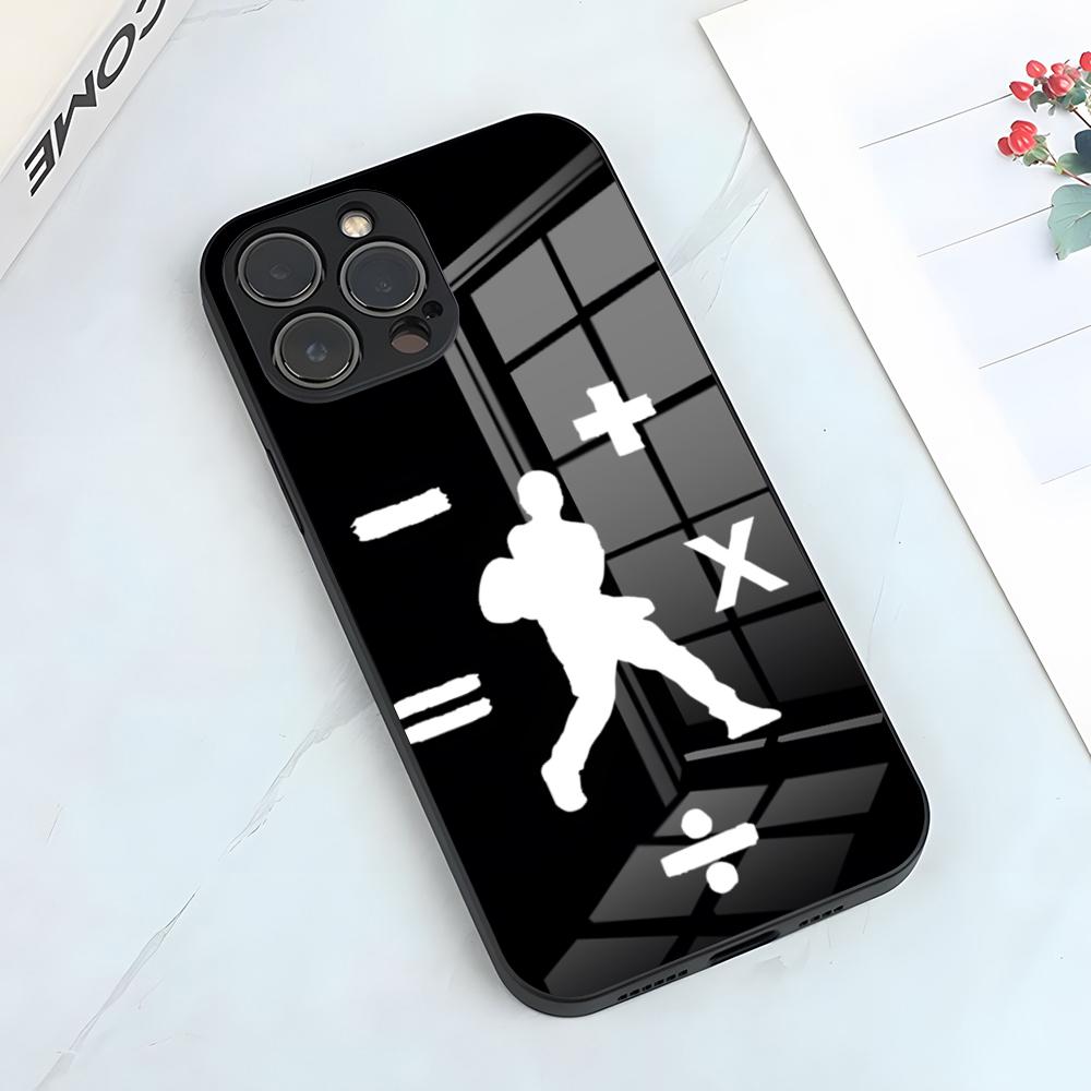 Чехол для телефона певца Эда Ширана для iPhone 17 Pro Max 15 Pro 16 14 Plus 12 13 Mini 11 Pro Ударопрочная стеклянная крышка