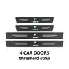 MUSE5 Car Door Carbon Fiber Sill Anti Scratch Protection Strip For BMW M Performance E36 E46 E60 E90 E91 E92 E93 F30 F20