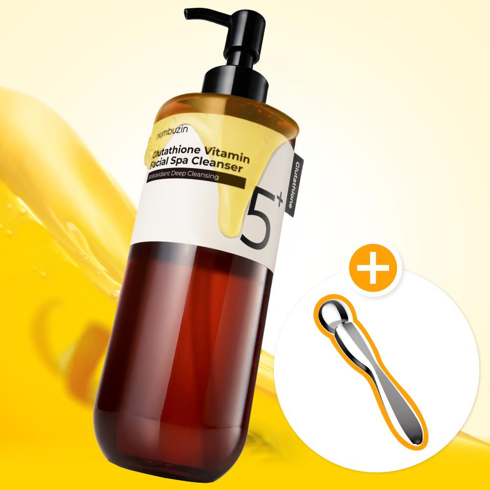 NUMBUZIN Очищающее средство для лица No.5 Glutathione C Facial Spa Cleanser 200 мл – Осветляющее, Глубокая очистка, Корейское