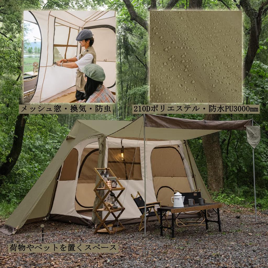 Палатка Naturehike One Touch для людей, парковая палатка для кемпинга, простая установка, защита от ультрафиолета, отдельно стоящая, двухслойная, водостойкая, ПУ 2 спереди