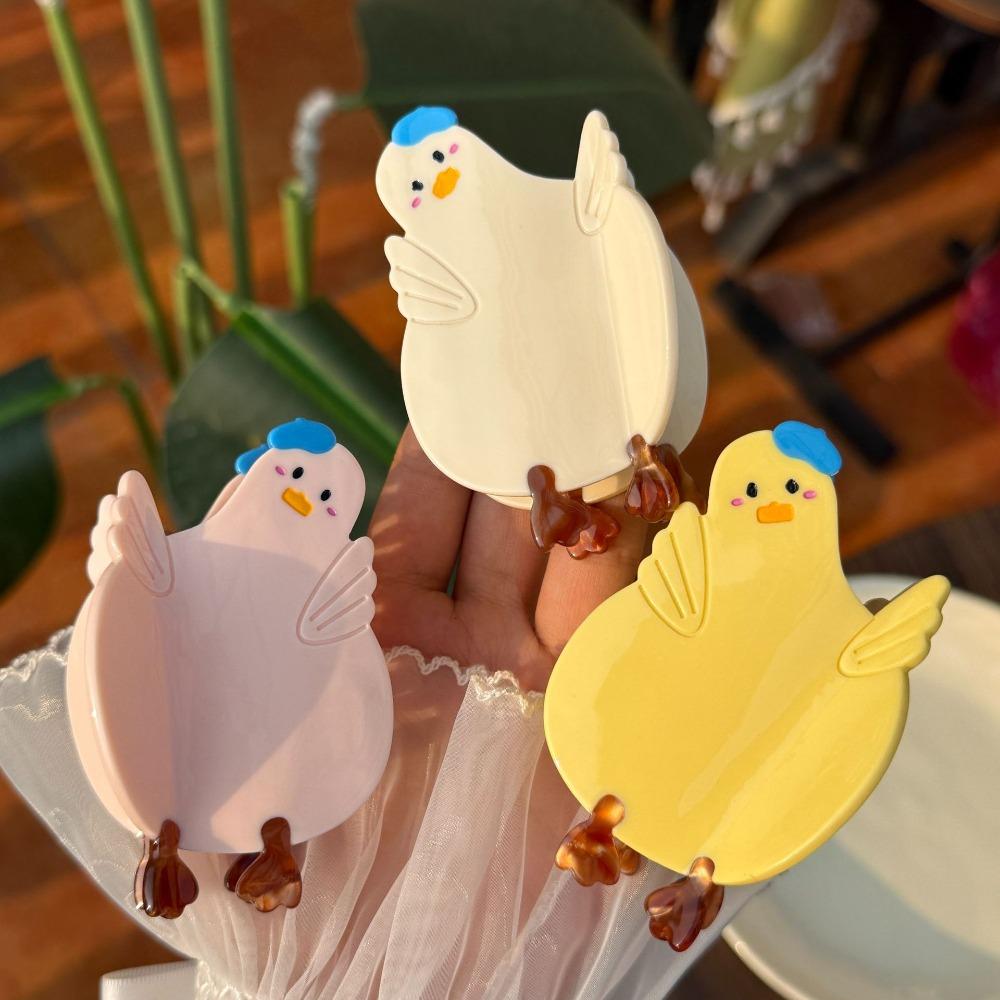 Acetic Acid Acetate Cat Hair Claw Bow Animal Hair Clip Fashion Chick Shark Clip Friends