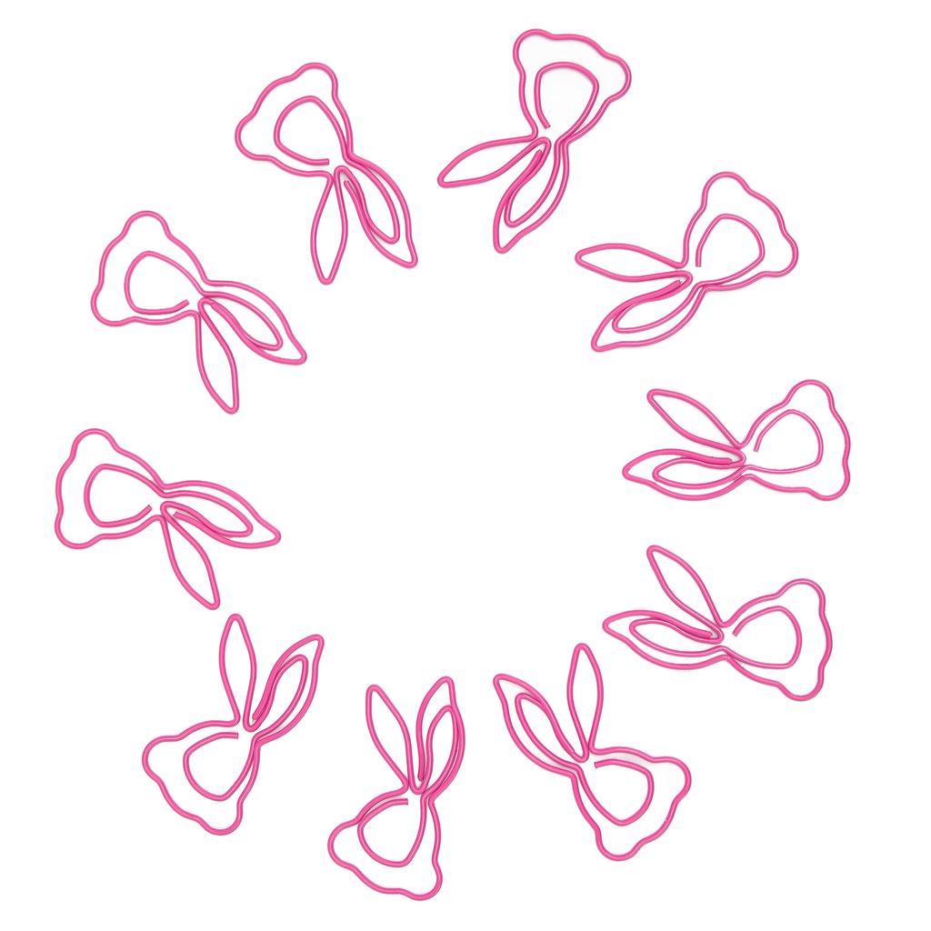 100 шт. детские скрепки в стиле кролика, прочные металлические, изысканные, широко используемые, милые скрепки для бумаги для Wo