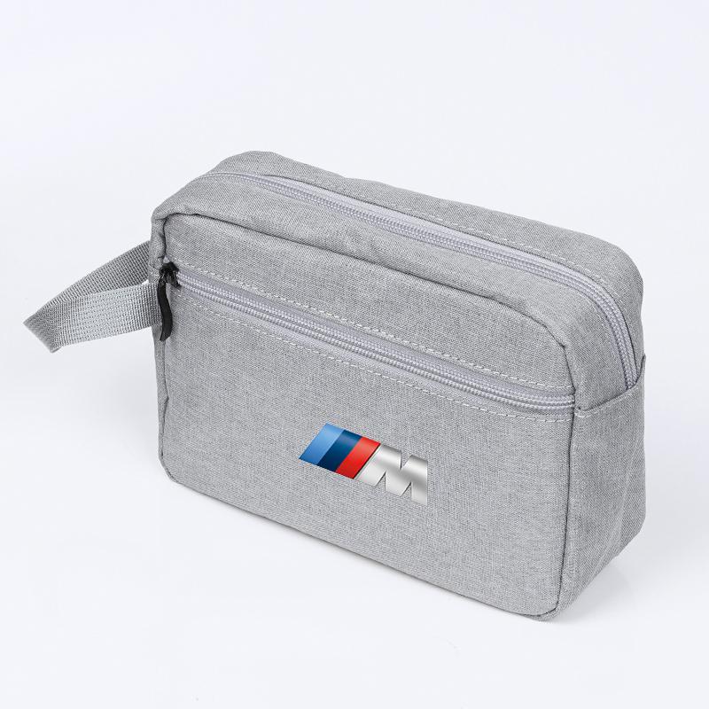 Car Interior Canvas fabric Handbag Valve Cap Accessories For BMW X1 X2 X3 X5 X4 X6 X7 iX3 F20 F10 F07 E70 E46 E90 E92 E60 E39 SU5