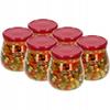 Jam jars with lids, 6 pcs, 500 ml