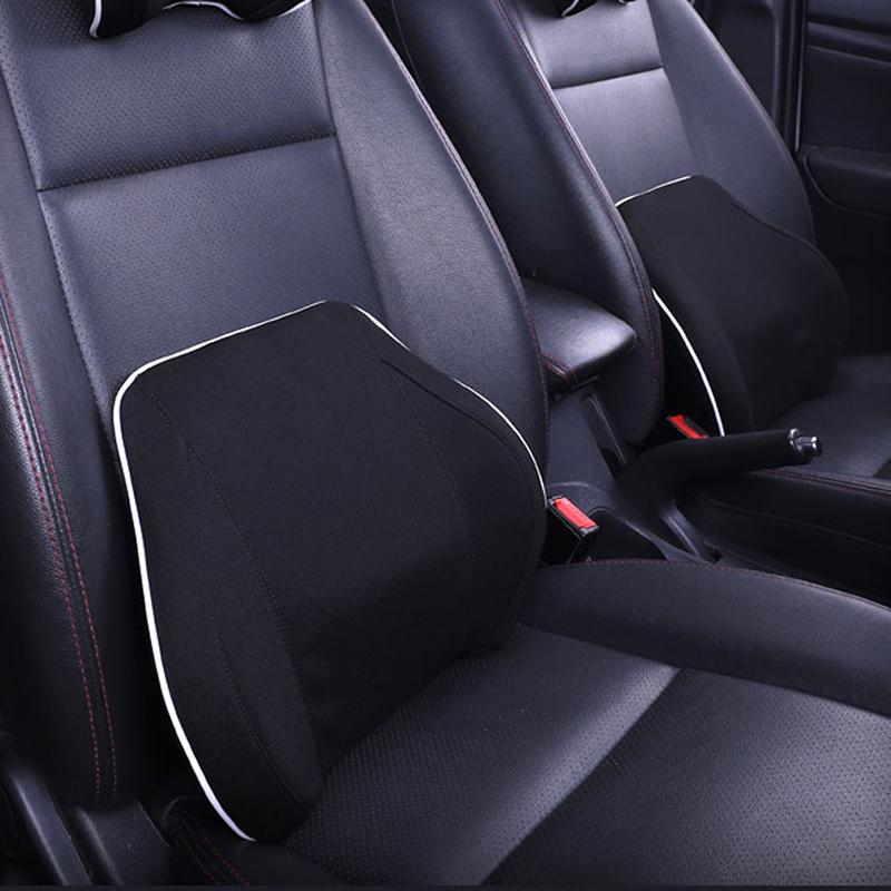 Space Memory Car Auto Seat Waist Back Support Pillow Back Cushion Pad Message Home Office