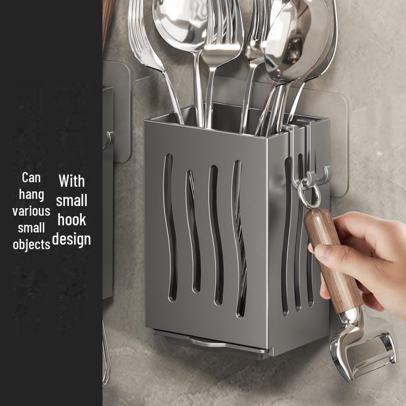 Настенная кухонная сушилка и ящик для хранения палочек и ложек