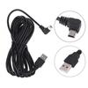 3.5m DVR Power Cable Charger Adapter For Dash Cam Output 5V / 2A Mini Left Bend
