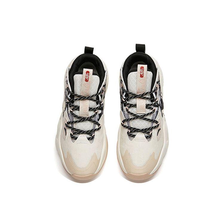 Anta Badass Life Series Weifeng 2 Non-Slip Wear-Resistant Low-Top Dad Shoes Women Sneakers White Black Gray 122148080-5