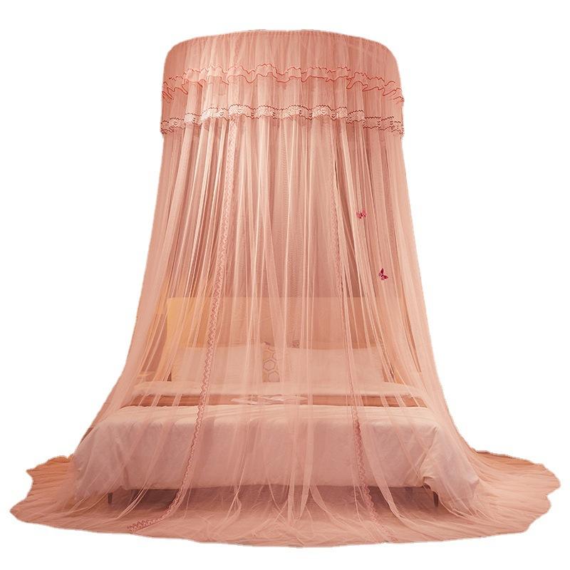 1.2M Children Bed Mosquito Net Girl Round Bed Tent Mosquito Nets Curtain Canopy for Double Bed Mosquito Net Home/Garden