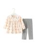Девочкин весенне-осенний наряд принцессы: Комплект из двух предметов с длинным рукавом для малышей