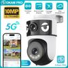 OKAM PRO APP Двухобъективная Wi-Fi IP-камера HD 10 МП PTZ Цветное ночное видение Двусторонняя связь Отслеживание движения ИИ Умная камера