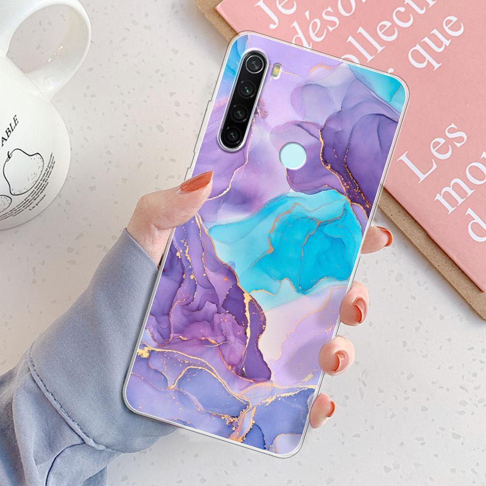 Чехол для Redmi Note 8 Pro Задняя крышка для Note 8T Девочки Новая мода Прозрачный чехол для телефона Мягкий силиконовый чехол для Xiaomi Redmi Note 8 Coque