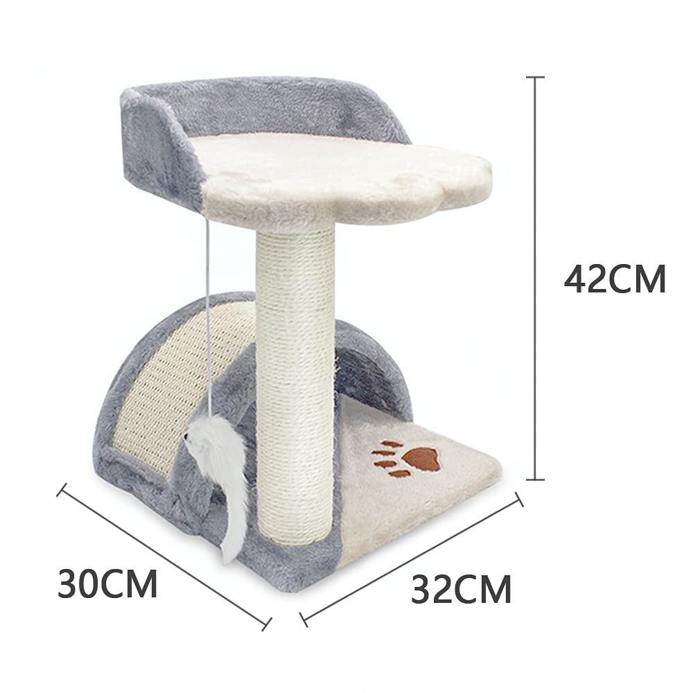 Кошка АНБУРТ Кошка Наблюдение Игровое Пространство Царапающая Кошка Легко Включает Игрушки Башня, Земля, Палуба, Площадь, Экономия, Столб, Кровать, Многофункциональный, Устойчивый,