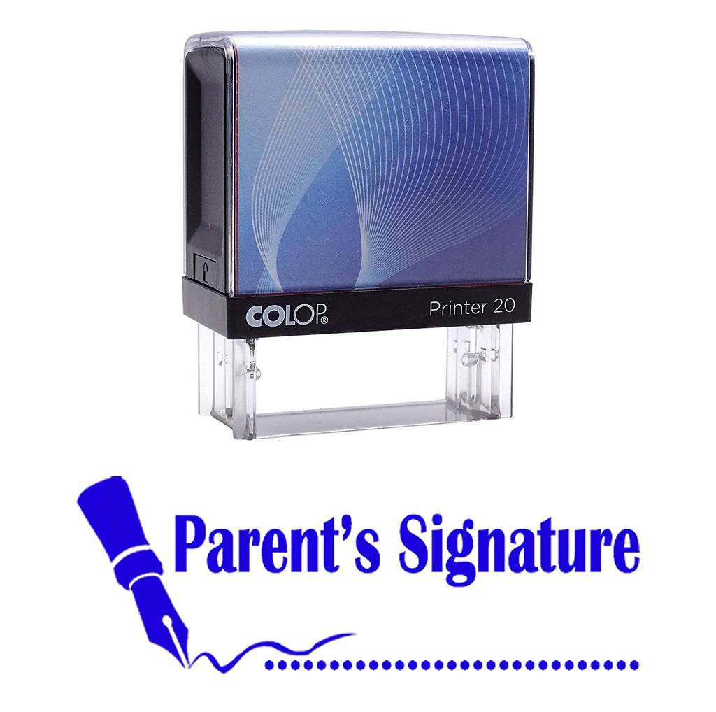 ПОДПИСЬ РОДИТЕЛЕЙ Самопечатающаяся резиновая печать на заказ Colop Office Stationary P20 Mini