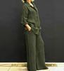 New Women's Shirt Set 1116 Women's Casual Long Sleeve Set