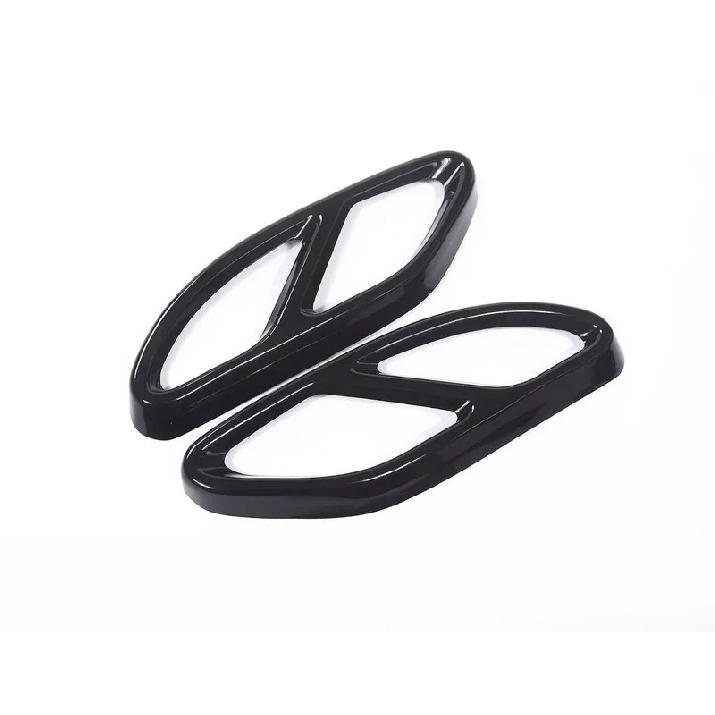 Black Exhaust Tip Muffler Pipe Cover For A Class W176 B Class w246 for Mercedes Benz W212 W213 W205 X253 C180 C200 Tail Pipe