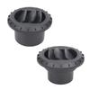 Diesel Heater Air Outlet Vent Black Round Rotating Louver Grille