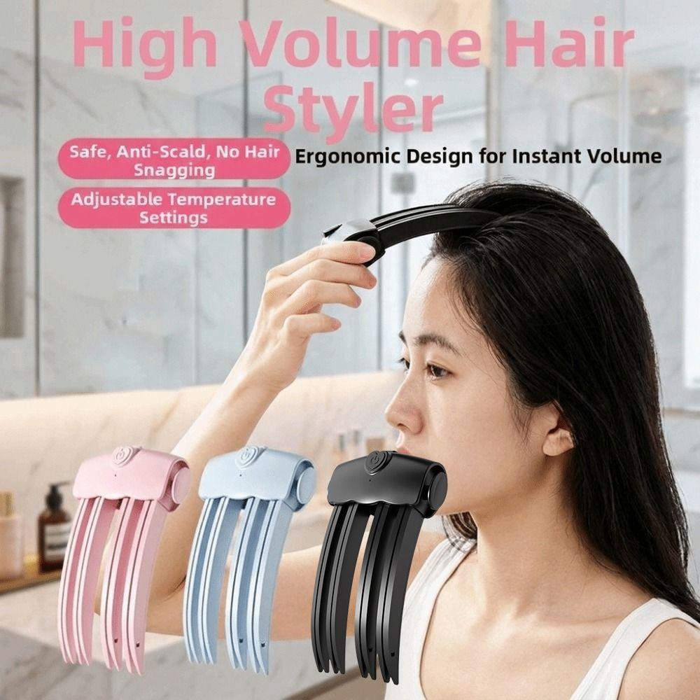 Wireless Heating Root Volume Clips Rechargeable Hair Volume Pincher Styling Hair Tool