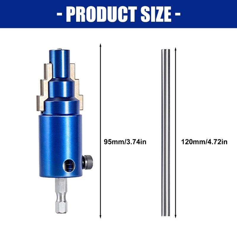 Экстрактор сломанных болтов Подходит для резьбы 1/2" 3/4" 1" Конструкция 95 мм С шестигранным хвостовиком Совместим с дрелью Легкое удаление