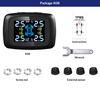 E-ACE Car TPMS Tire Pressure Monitoring System Smart Display Alarm Monitoring System USB Charging Auto Security With 4 Sensors