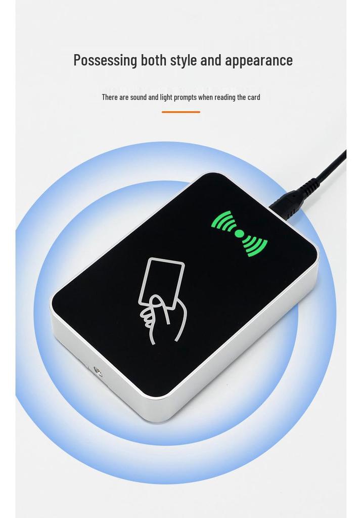 Устройство для записи и чтения UHF RFID-меток: Настольный диспенсер карт с USB и протоколом 6C