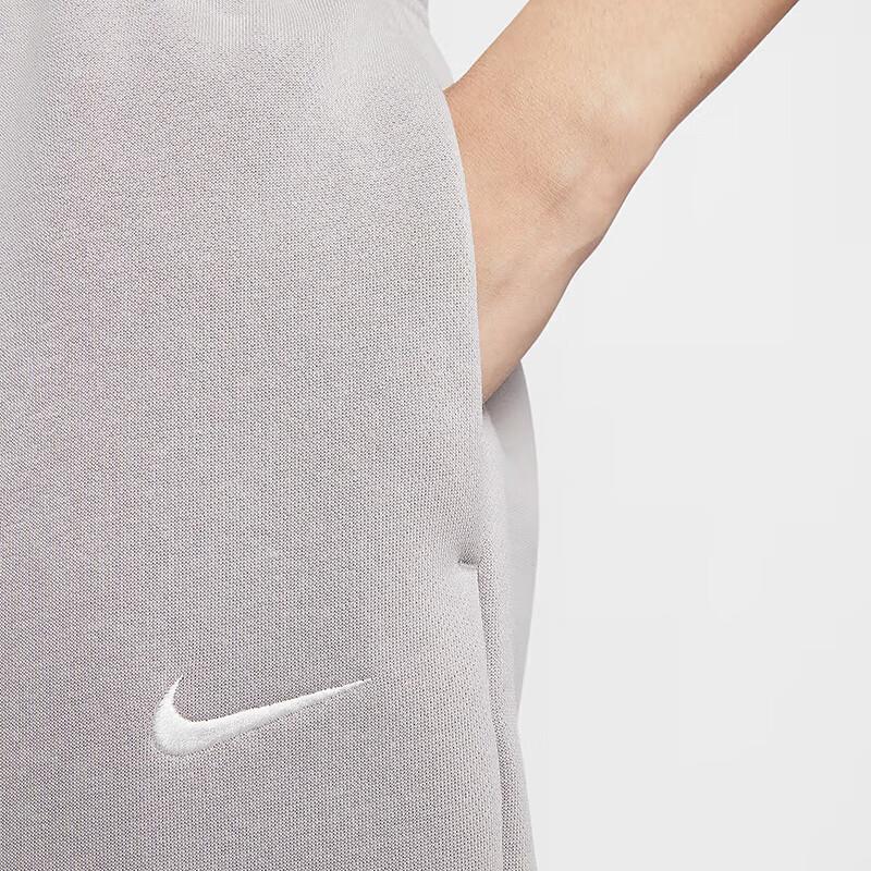 Nike Спортивные штаны Phoenix Fleece с высокой талией, свободного кроя, дымчато-серые, для женщин FZ5997-010
