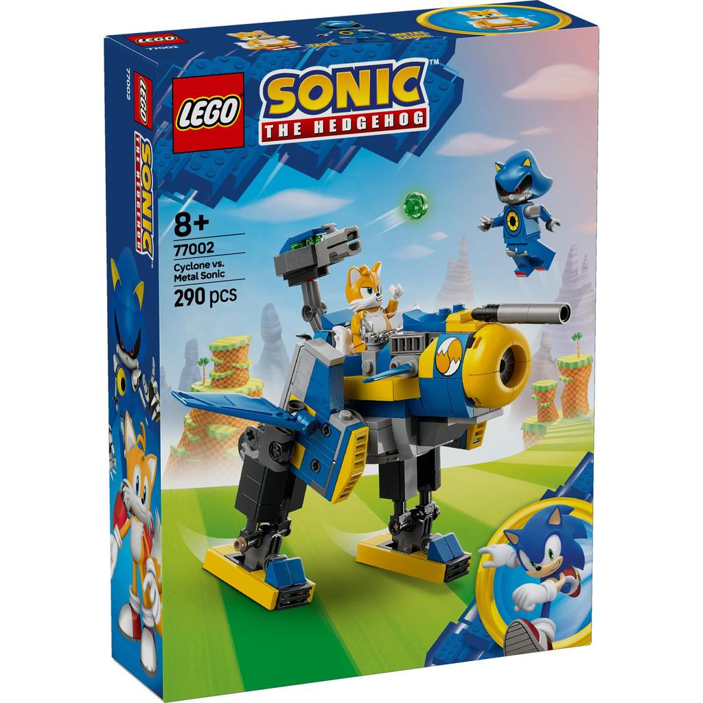 LEGO Sonic the Hedgehog Cyclone vs Metal Sonic Игрушка Подарок на День Рождения Блок Мальчики Девочки Игра 77002