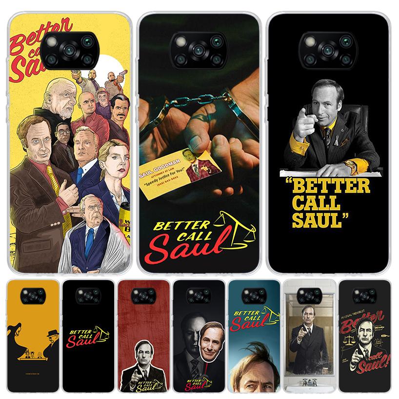 Better Call Saul TV Case Phone Cover for Xiaomi Redmi Note 10 9 9S 8 8T 7 5 Pro Mi 12T 11T 10T 9T 12 11 Lite A3 A2 Trend Fundas
