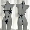Сексуальное сексуальное нижнее белье маленькая грудь свободный открытый механизм полый горячая форма соблазн пижама страсть чистая жажда цельный костюм