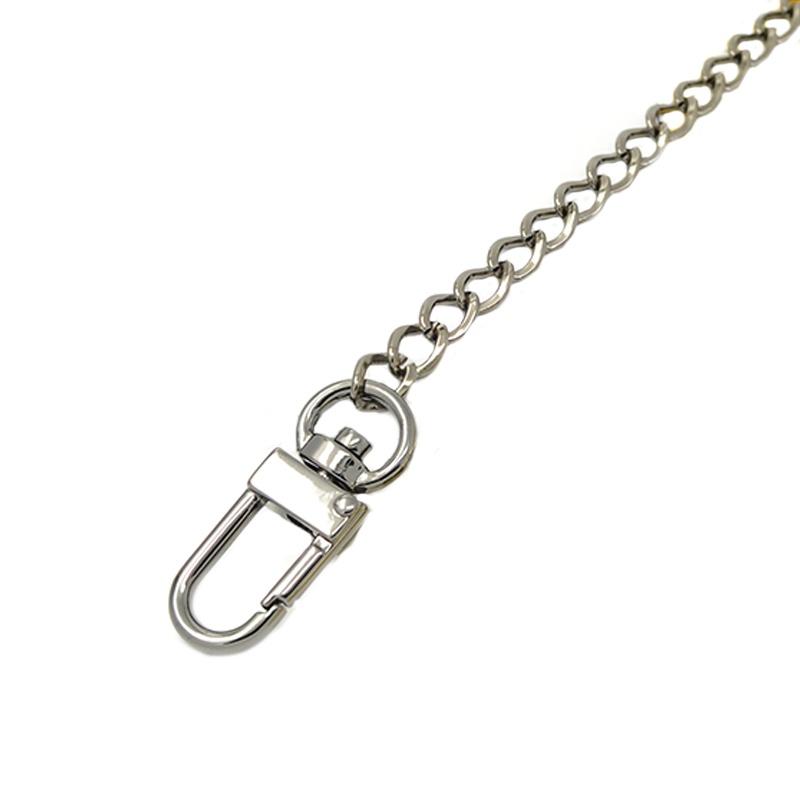 120 см кошелек из нержавеющей стали с ремешком-цепочкой и ручкой через плечо, сумка через плечо, металлическая замена