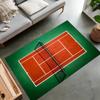 Tennis Court Rug Realistic Sports Area Rug Game Room Living Room Bedroom Kitchen Home Decoration 2D Carpet
