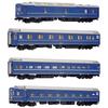 KATO HO Gauge 24 Series 25 Type Sleeper Express Passenger Car Basic Set Railway Model Passenger Car 4-car 3-510