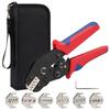 Crimping Pliers Crimping Tools Combo Tool Set with 6 Dies Crimper Press Pliers