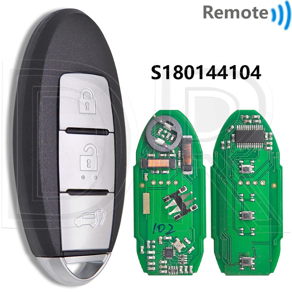 Great 4A Chip 433MHz S180144102/104/105/106 Proximity Car Remote Control Key For Nissan Rogue Qashqai X-Trail 2014 2015 2016